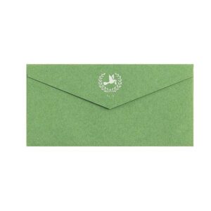 Spring Green Gold Envelope(10 Pack)